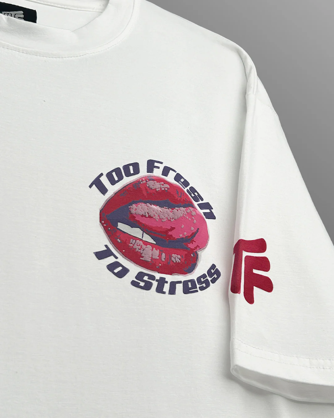 Too Fresh Oversized White T-shirt - Image 6