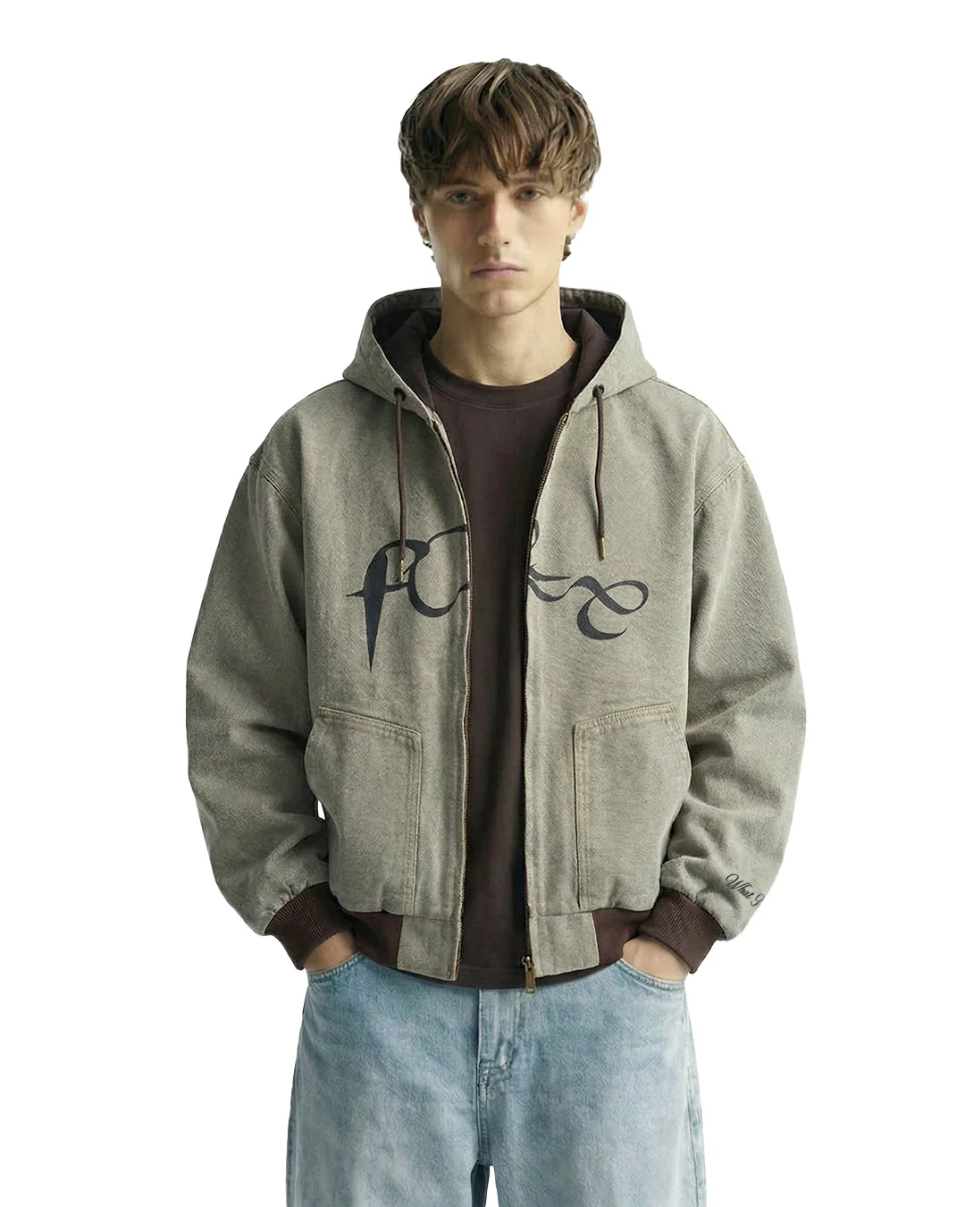 Unbound Denim Zipper Jacket - Image 3
