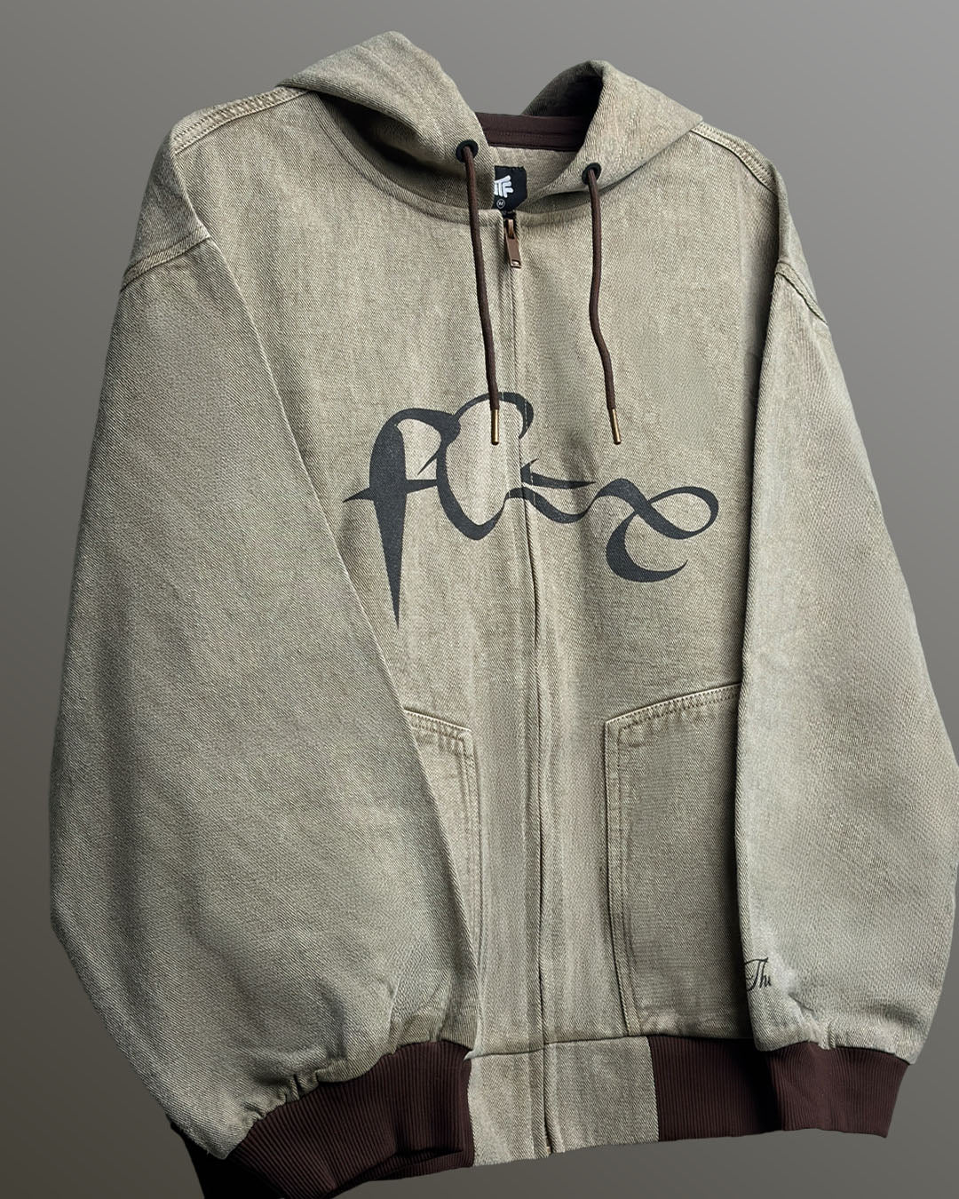 Unbound Denim Zipper Jacket - Image 4