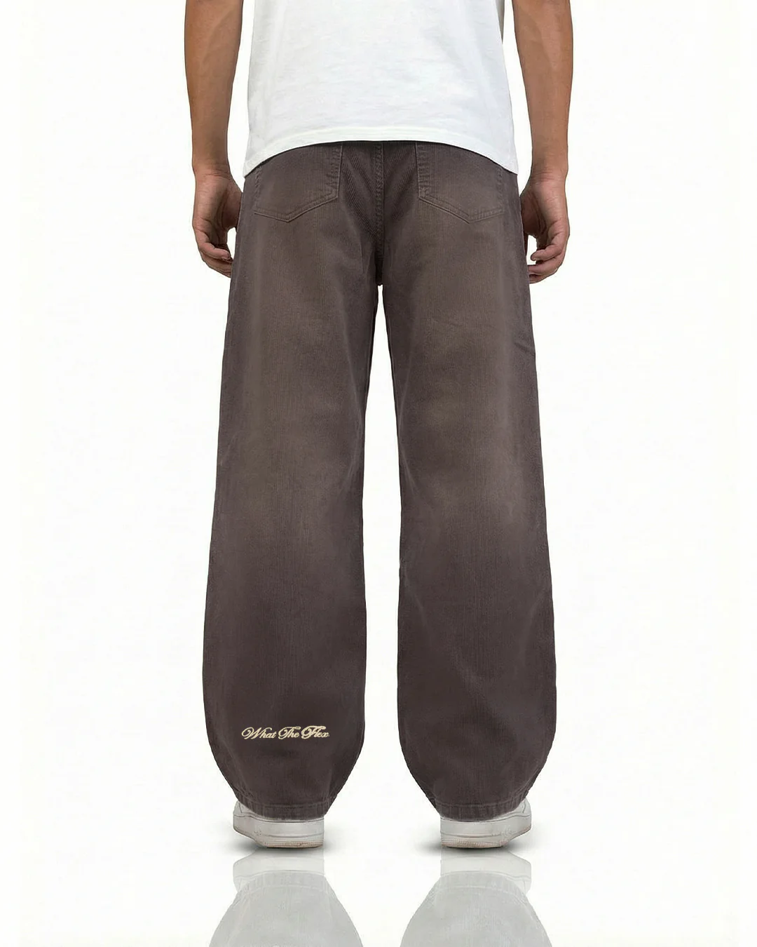Vintage Brown Baggy Jeans - Image 6