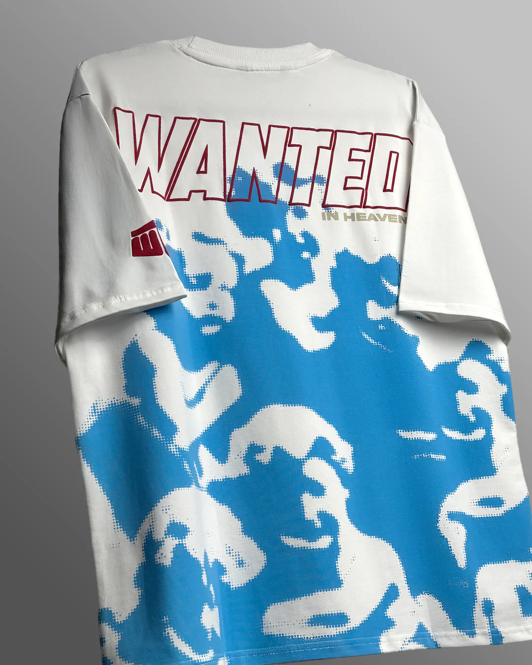 Wanted White Heavyweight T-shirt - Image 3