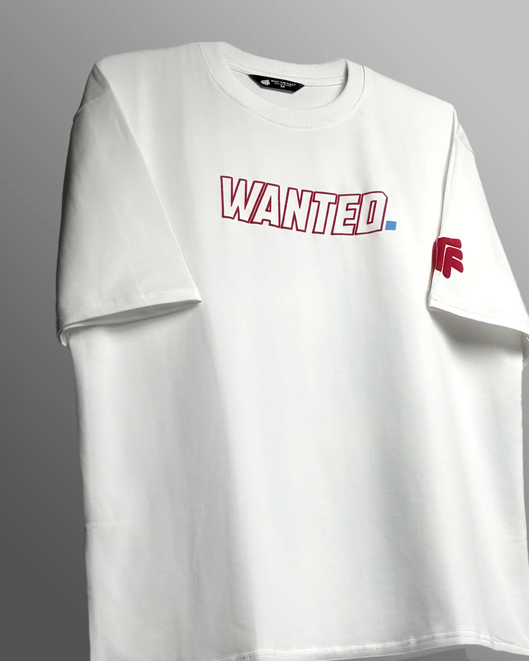 Wanted White Heavyweight T-shirt - Image 4