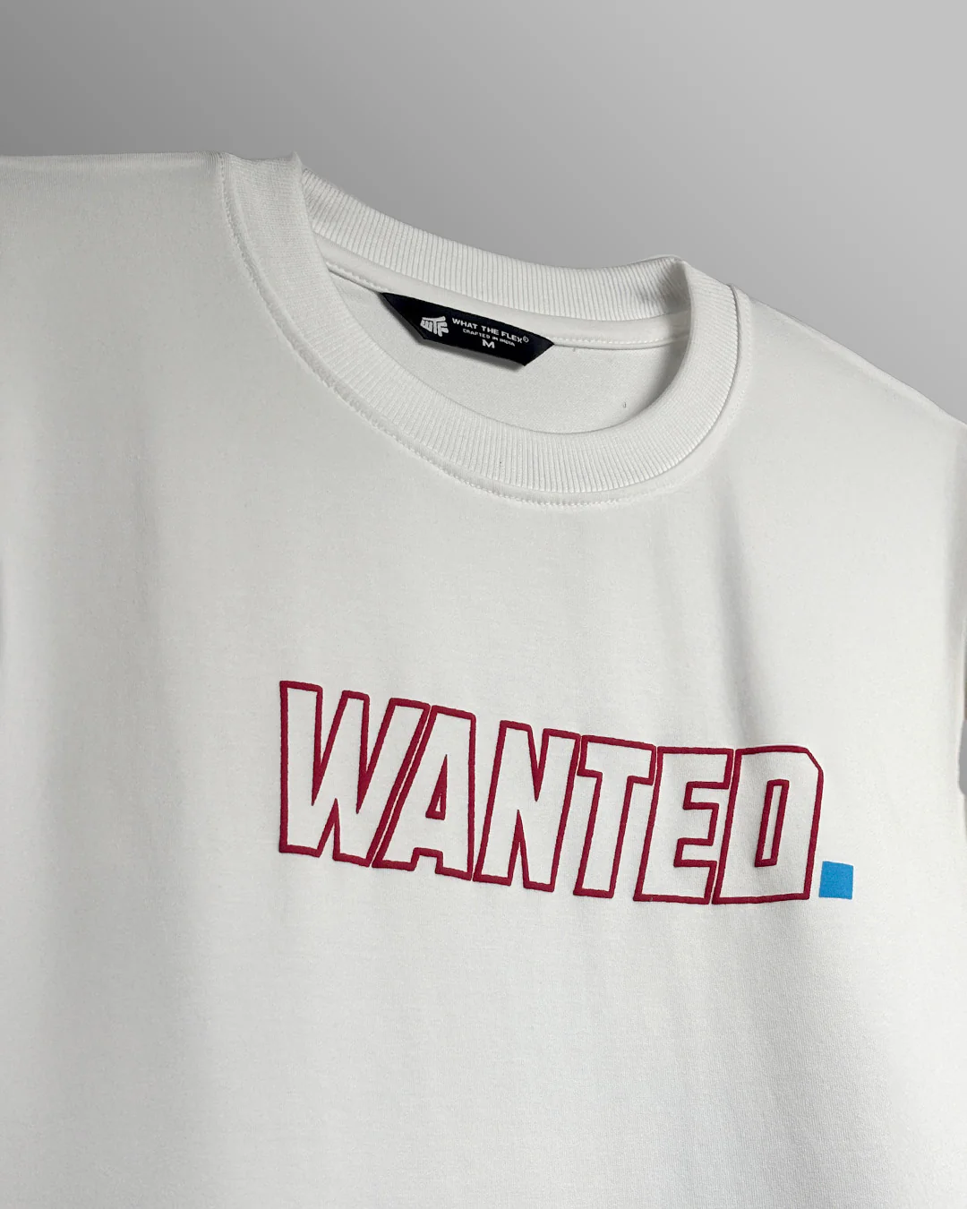 Wanted White Heavyweight T-shirt - Image 6