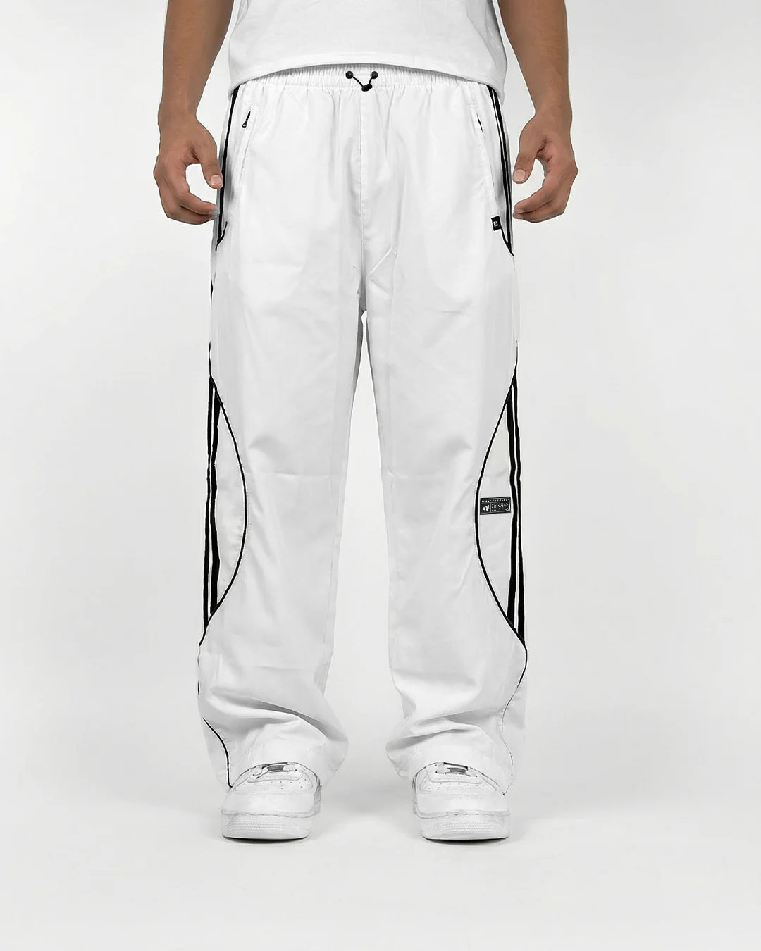 White Arc Parachute Pants - Image 4