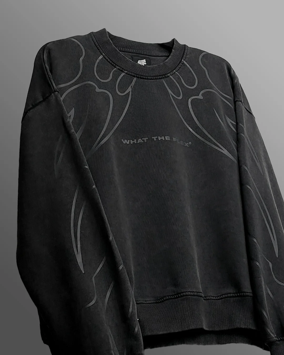 Wild Fire Acid Wash Sweatshirt - Image 4