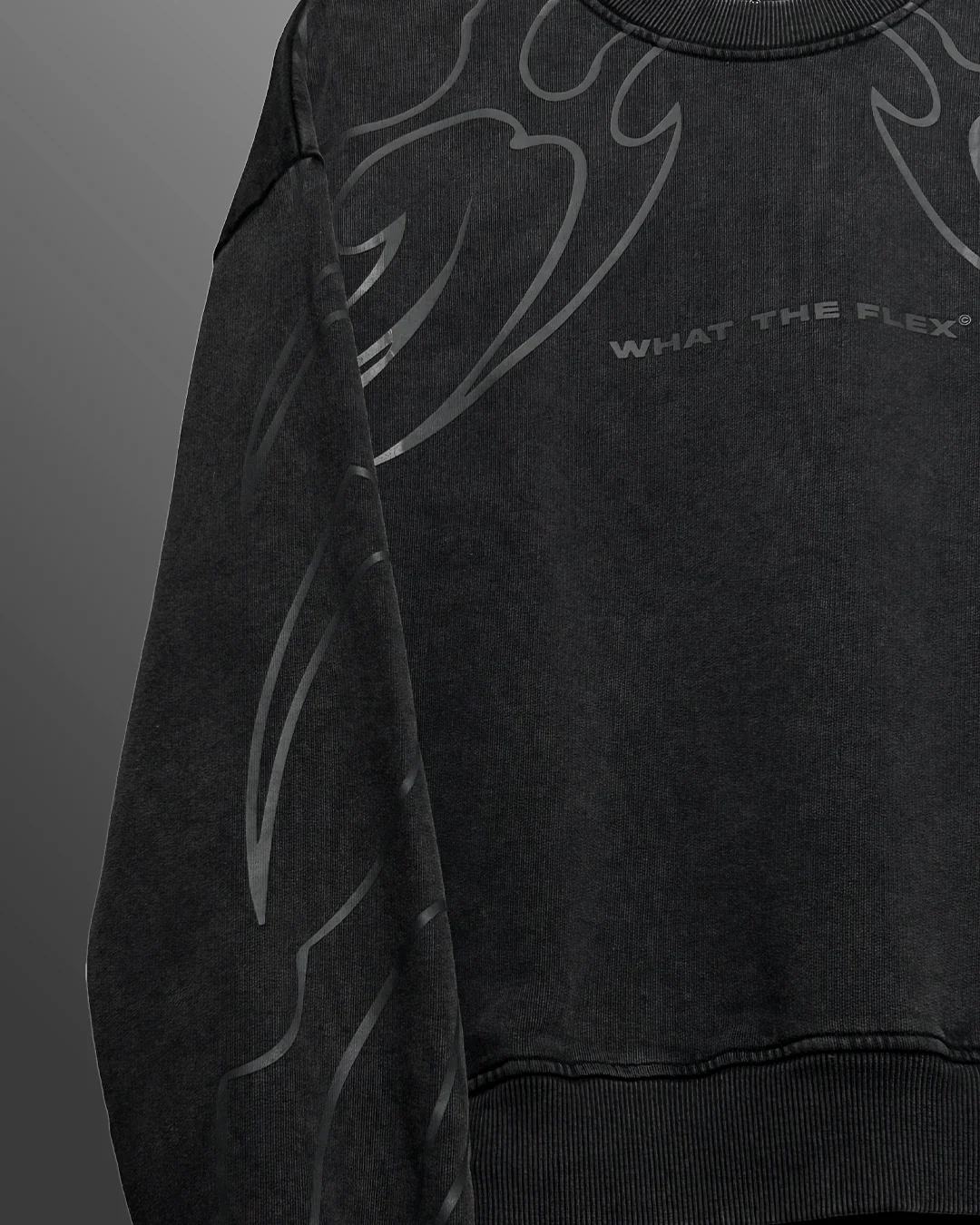 Wild Fire Acid Wash Sweatshirt - Image 7